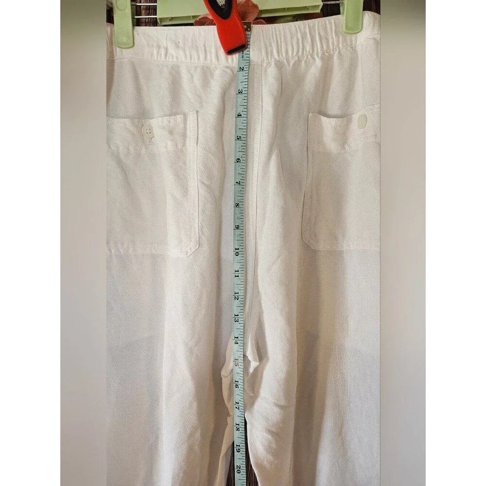 Cubavera Linen Blend Straight Fit Pants Size XXL